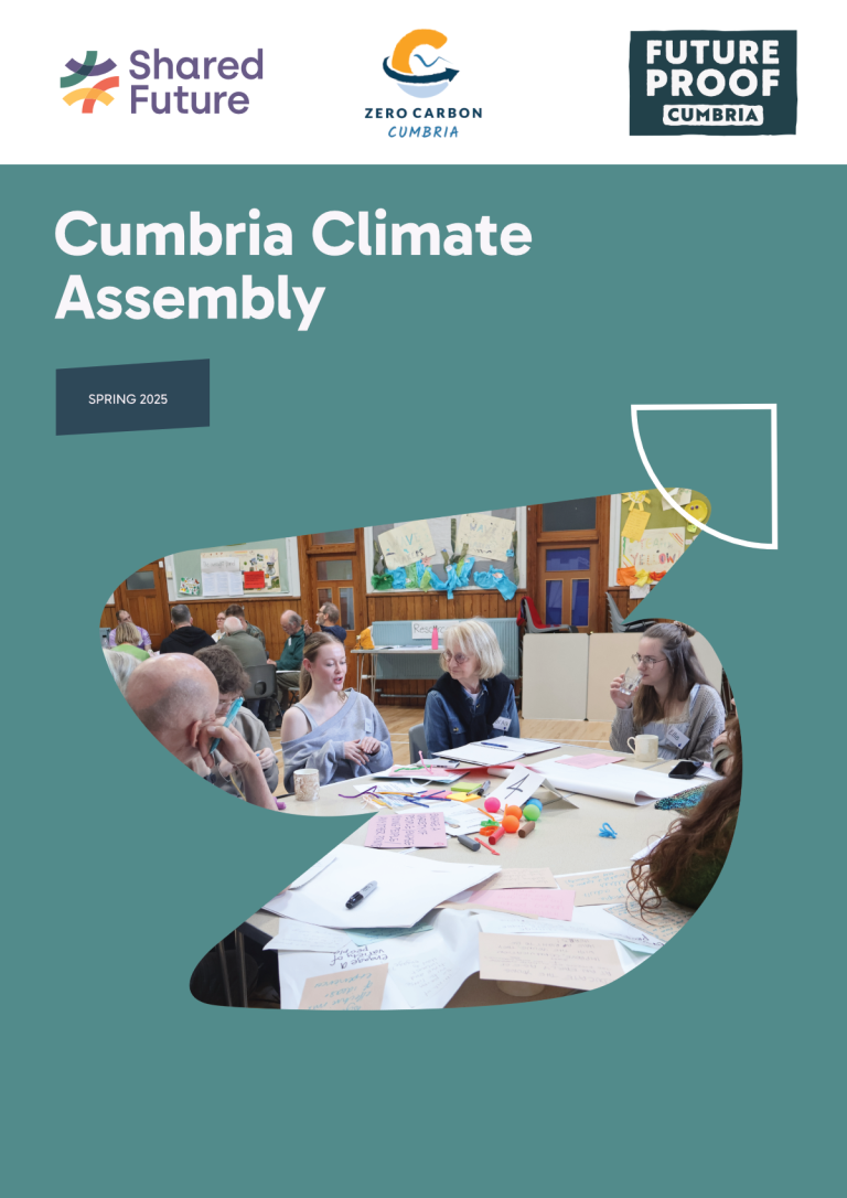Cumbria Climate Assembly Report Front Cover